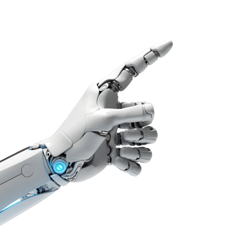 AI robot hand, innovation in the future of technology png