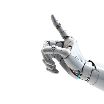 AI robot hand, innovation in the future of technology png