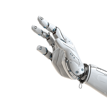 AI robot hand, innovation in the future of technology png