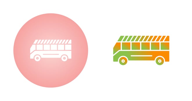 School Bus Vector Icon