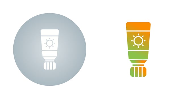 Sunscreen Vector Icon