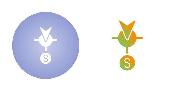 South Vector Icon
