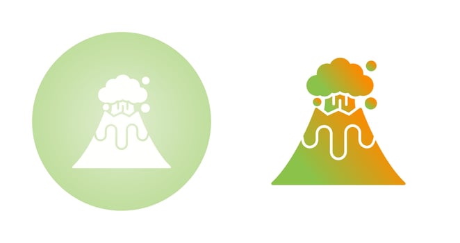 Volcano Vector Icon