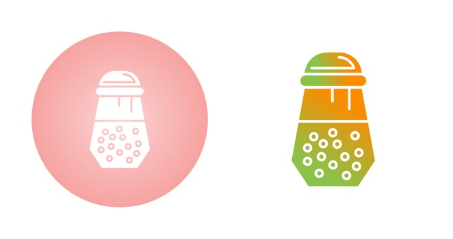 Salt Shaker Vector Icon