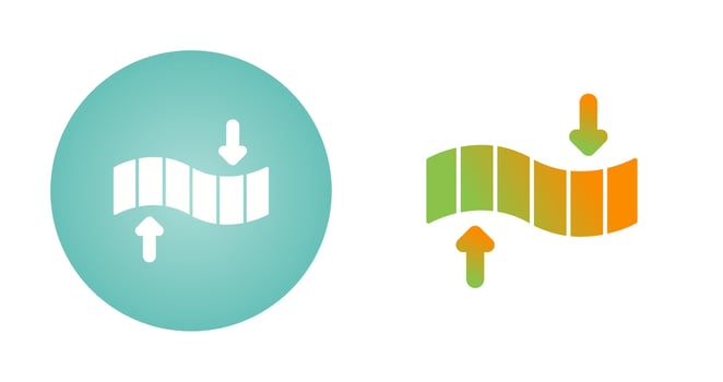 Elasticity Vector Icon