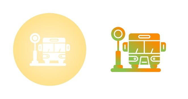Bus Stop Vector Icon