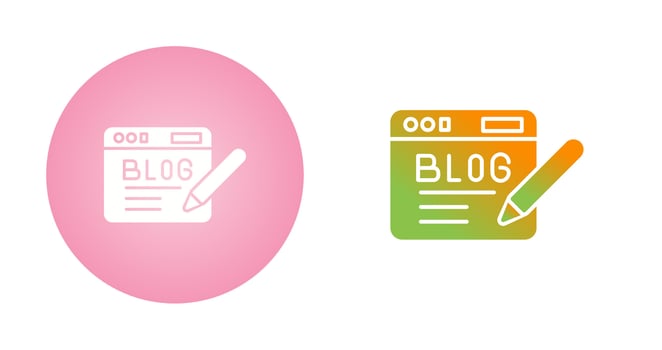 Blog Vector Icon