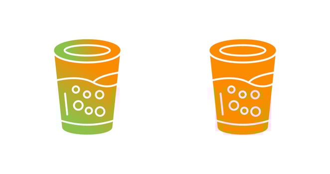 Glass Of Water Vector Icon
