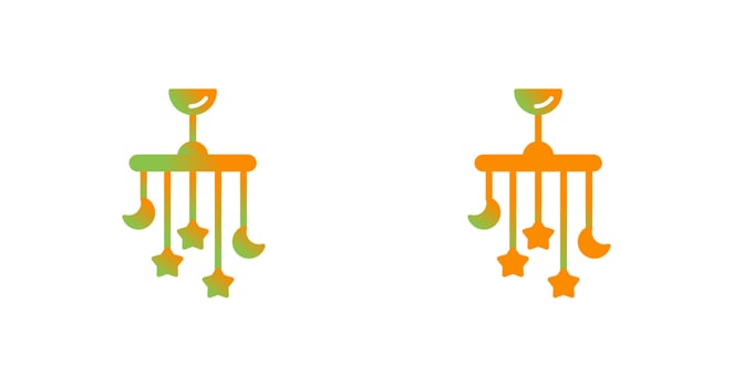 Crib Toy Vector Icon