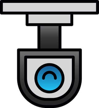 CCtv Camera Vector Icon Design