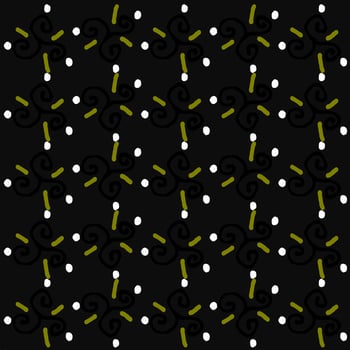 seamless pattern. Flowers leaf. Abstract geometric background vector