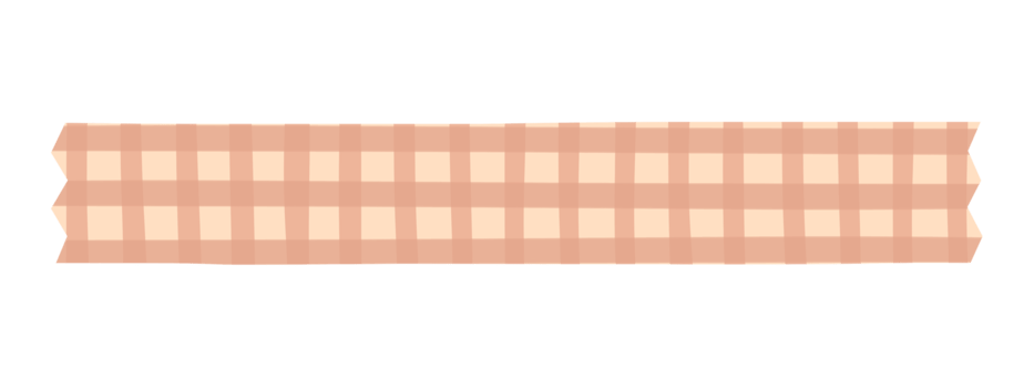 Cute plaid washi tape png