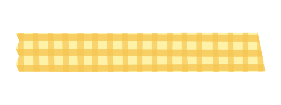 Cute plaid washi tape png