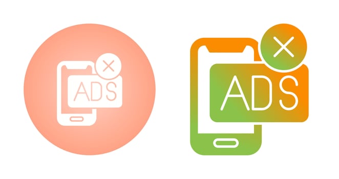 AD Block Vector Icon