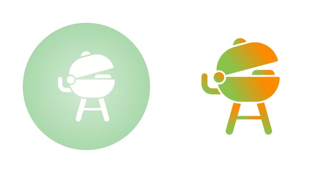 Grilled Vector Icon