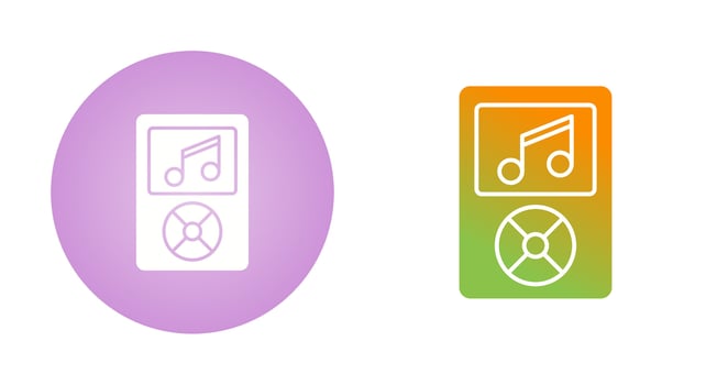 Music Player Vector Icon