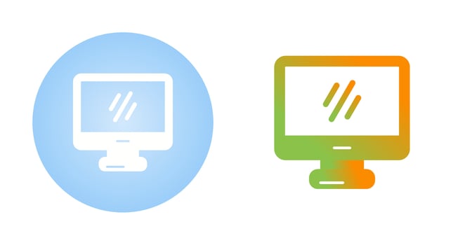 Monitor Vector Icon