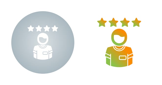 Customer Review Vector Icon
