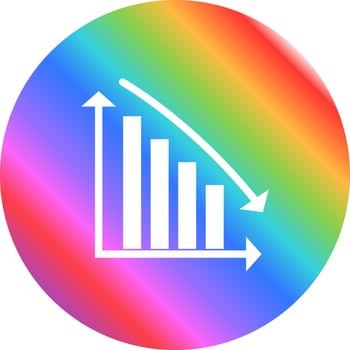 Descending bar Vector Icon