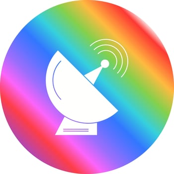 Satellite Dish Vector Icon