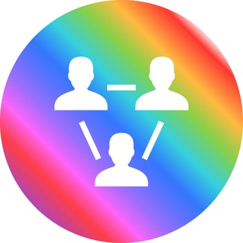 Connected Users Vector Icon