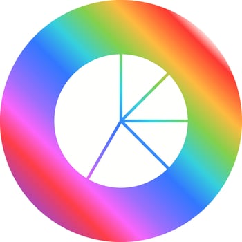 Pie Chart Vector Icon