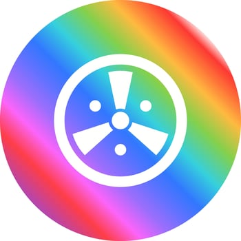 Radiation Vector Icon
