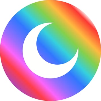 Half Moon Vector Icon