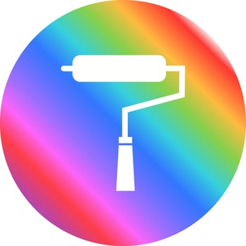 Paint Roller Vector Icon