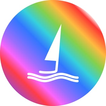 Surfing Vector Icon