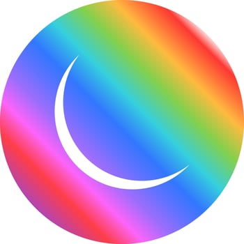 New Moon Vector Icon