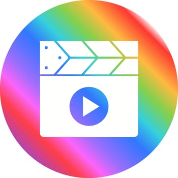 Clapperboard Vector Icon