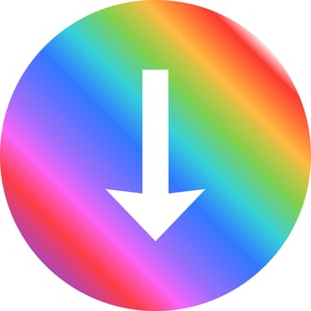 Down Vector Icon