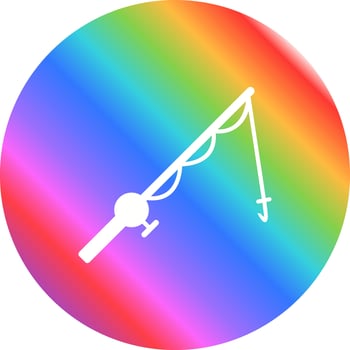 Fishing Rod Vector Icon