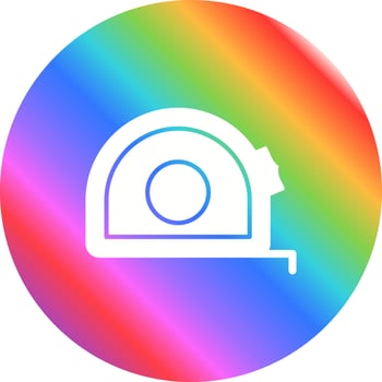 Measuring tape Vector Icon