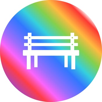 Wooden Bench Vector Icon