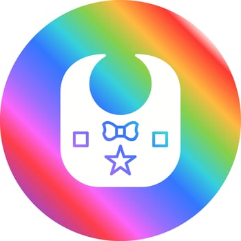 Baby Bib Vector Icon