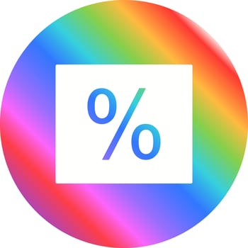 Percentage Vector Icon