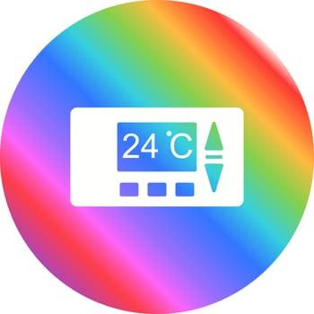 Thermostat Vector Icon