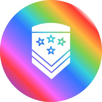 Military Badge Vector Icon