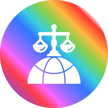 International Law Vector Icon