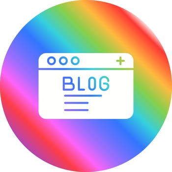 Blog Vector Icon