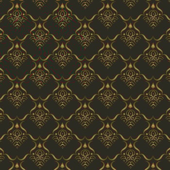luxury dark seamless pattern background vector