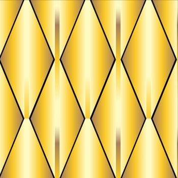a gold and black background with diamond shapes vector