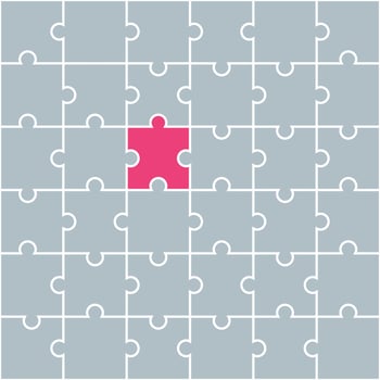 Pink jigsaw pattern. jigsaw line pattern. jigsaw seamless pattern. Decorative elements, clothing, paper wrapping, bathroom tiles, wall tiles, backdrop, background. vector