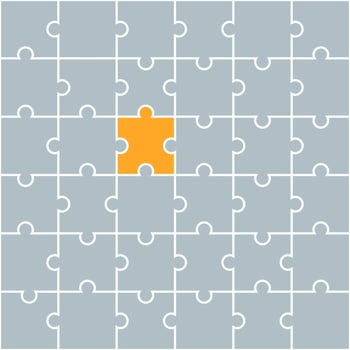 Orange jigsaw pattern. jigsaw line pattern. jigsaw seamless pattern. Decorative elements, clothing, paper wrapping, bathroom tiles, wall tiles, backdrop, background. vector