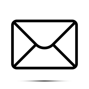 Trendy Email Icon, Message Icon, Mail Icon, Inbox Sign, Messaging Symbol, Envelope Black And White, Letter Sending Message png