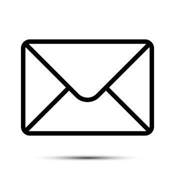 Trendy Email Icon, Message Icon, Mail Icon, Inbox Sign, Messaging Symbol, Envelope Black And White, Letter Sending Message png