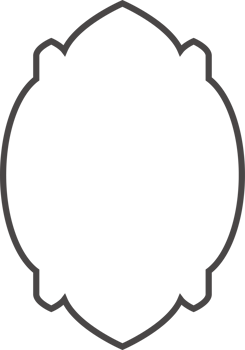 Ramadan frame shape. Islamic window and door icon. Arabic oriental arch. Outline arabesque traditional template png