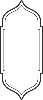 Ramadan frame shape. Islamic window and door icon. Arabic oriental arch. Outline arabesque traditional template png